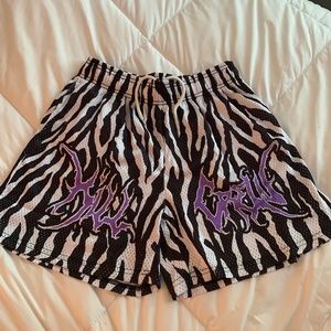 Zebra kill crew gym/basketball shorts